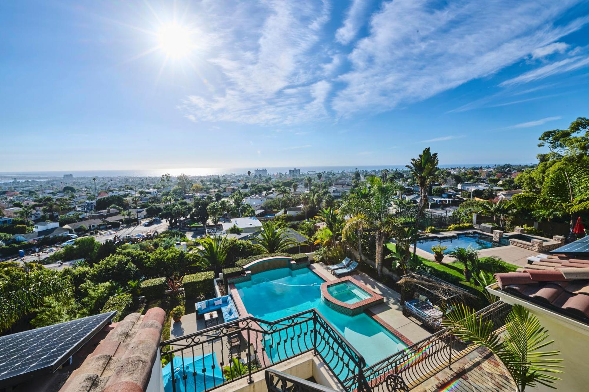 360 Degree Ocean & City Views With Pool, Spa, Close To The Beach! Pets Ok San Diego Exteriör bild